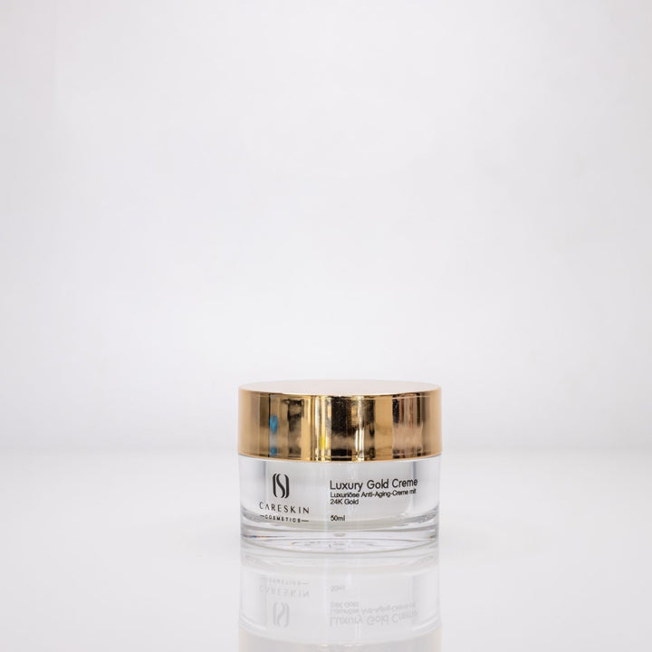 Careskin Luxury Gold Creme Tiegel mit Golddeckel – luxuriöse Anti-Aging-Creme mit 24K Gold 50ml
