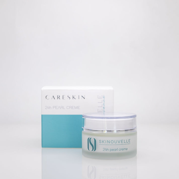 Careskin Skinouvelle 24h Pearl Creme Tiegel mit Verpackung – 24-Stunden-Gesichtscreme pure essence