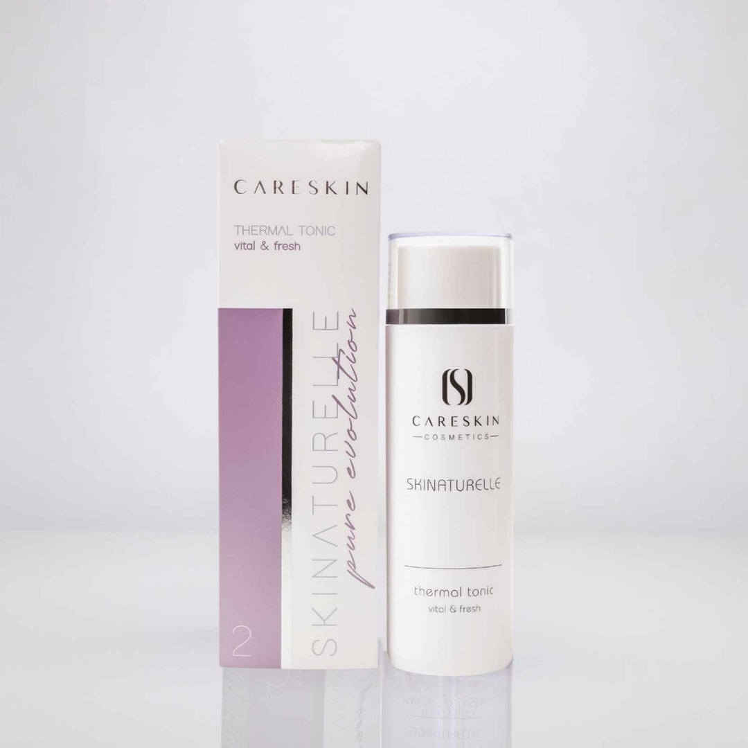 Careskin Skinaturelle Thermal Tonic Flasche mit Verpackung – vital & fresh Gesichtswasser für belebte und frische Haut